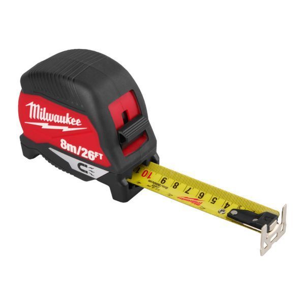 Рулетка магнитная MAGNETIC MILWAUKEE (Gen4), 8м/26фт (30мм) 4932498771 фото