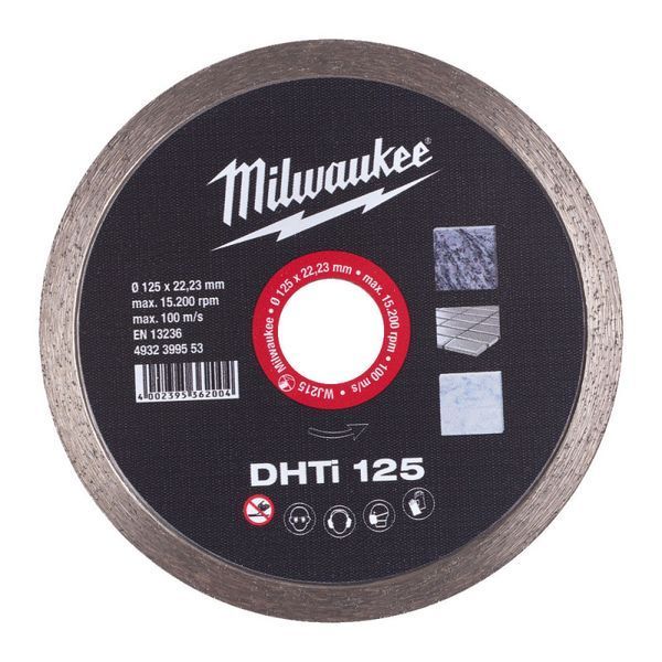 Диск алмазный MILWAUKEE DHTi 125, &Oslash;125мм (керамическая плитка) 4932399553 фото