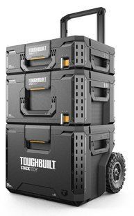 Набір ящиків для інструментів TOUGHBUILT TB-B1S3-B-70R StackTech (3шт) TB-B1S3-B-70R фото