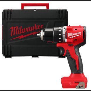 Дрель-шуруповёрт аккумуляторная бесщёточная ударная MILWAUKEE, M18 BLPDRC-0X, 60,5Нм (каркас,HDкейс) 4933492821 фото