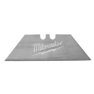 Леза змінні трапецієподібні універсальні MILWAUKEE, (50шт) пластиковий футляр 48221950 фото