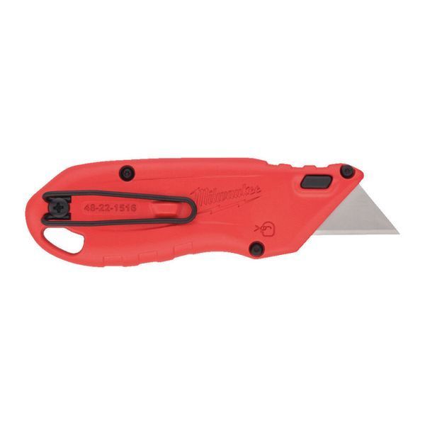 Нож выдвижной с трапециевидным лезвием COMPACT MILWAUKEE компактный 4932492379 фото
