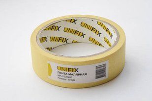 Стрічка клейка малярна 20мм*20м MR-7030261 UNIFIX 051754 фото