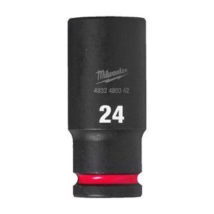 Головка ударная ShW 1/2'' SKT MILWAUKEE, удлиненная, 24мм 4932480342 фото
