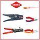 Обжимные клещи с магазином для смены плашек и 5 профилями обжима Knipex MultiCrimp&reg;, 250 мм 97 33 02 97 33 02 фото 2