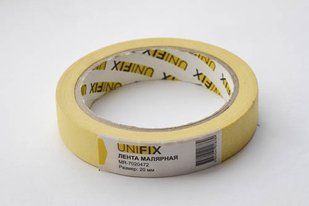 Стрічка клейка малярна 20мм*40м MR-7020472 UNIFIX 051751 фото