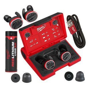 Навушники акумуляторні для роботи, з захистом слуху MILWAUKEE L4 RLEPB-301 USB Bluetooth 4933478750 фото