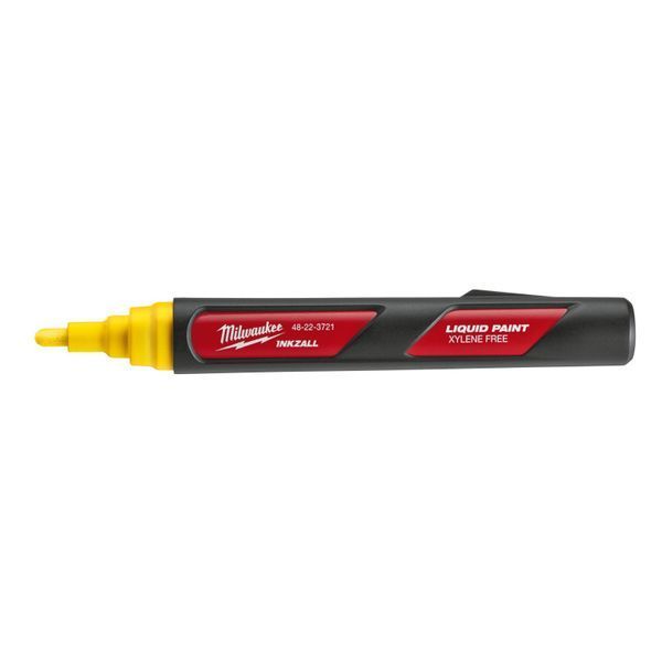 Маркер на основі рідкої фарби INKZALL MILWAUKEE, жовтий - LP (48223721) 48223721 фото