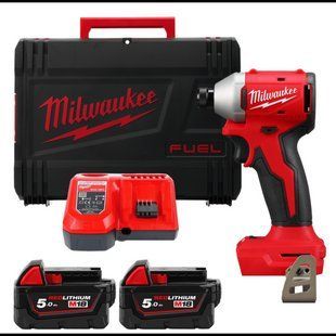 Шуруповерт ударный аккумуляторный бесщёточный 1/4" HEX MILWAUKEE, M18 BLIDR-502X,190Нм 4933492843 фото