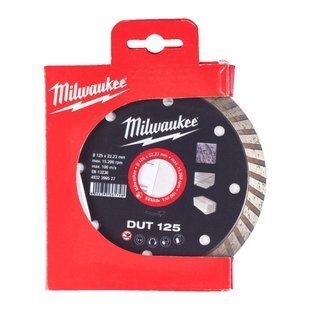Диск алмазный MILWAUKEE DUT 125, &Oslash;125мм (керамическая плитка/чистый рез) 4932399527 фото