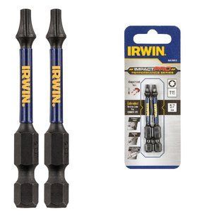 Бита IMPACT PRO 1/4"/57мм TX15 2шт, IRWIN IW6061602 фото
