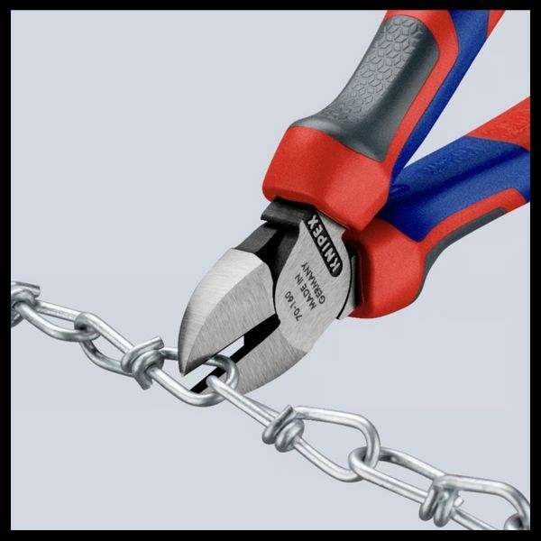 Кусачки&nbsp;боковые&nbsp;(бокорезы), &Oslash;4,0мм, 160мм&nbsp;KNIPEX&nbsp;70&nbsp;02&nbsp;160,&nbsp;фосфатированные 70 02 160 фото