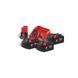 Енергокомплект Li-Ion MILWAUKEE, M18 NRG-503 (зарядний пристрій M12-18FC, 3 акумулятори M18 В5 5Аг) + подарунок акумулятор M12 B 4933451423 фото 3