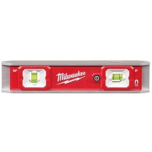 Уровень магнитный Torpedo MILWAUKEE, 23см з LED-підсвіткою 4932498742 фото