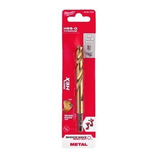 Сверло по металлу RedHEX SHOCKWAVE HSS-TiN MILWAUKEE, &Oslash;10,5х122х78мм 48894724 фото