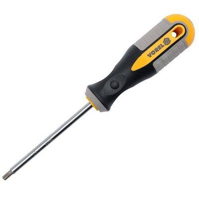 Викрутка зіркова VOREL : TORX-Security Т10 х 100 мм. CrV 60885 фото