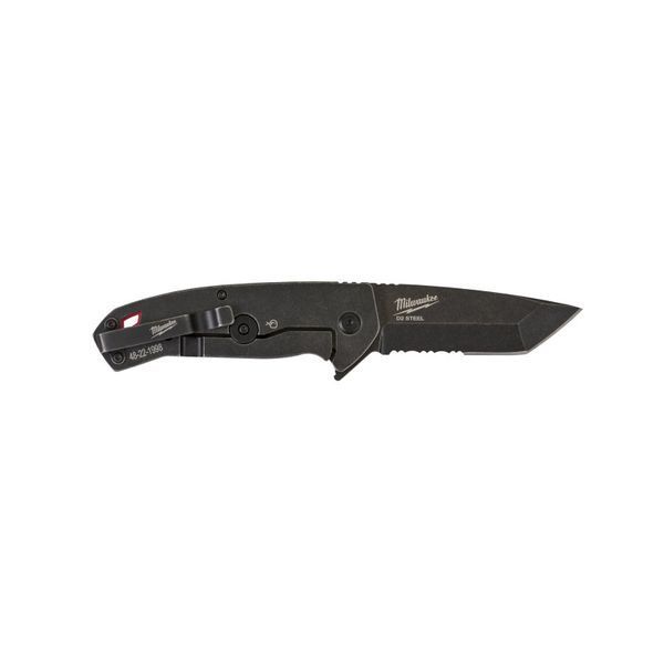 Ніж складний HARDLINE Serrated MILWAUKEE з серейторним лезом 75мм 48221998 фото