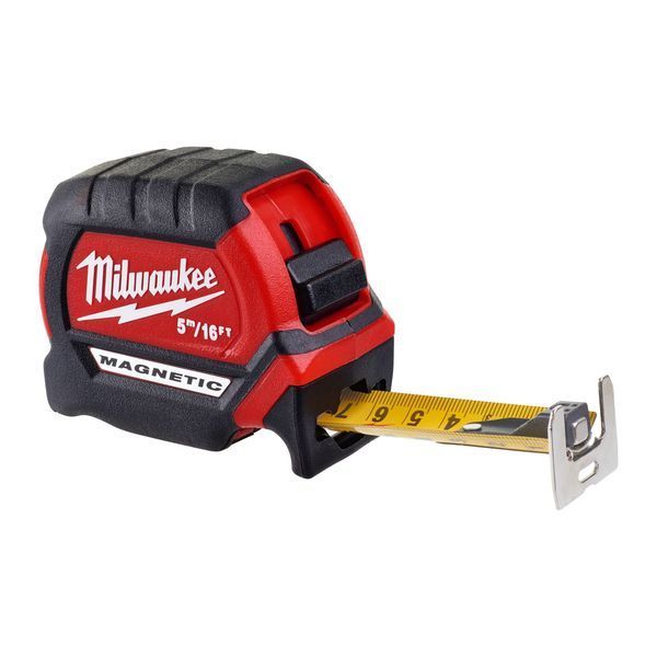 Рулетка магнитная MAGNETIC MILWAUKEE GEN III, 5м/16фт (27мм) 4932464602 фото