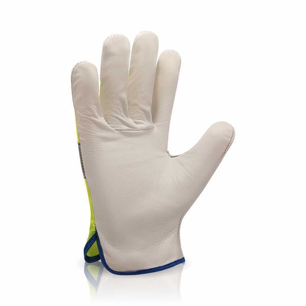 Перчатки кожаные комбинированные из СВП TRIDENT HI-VIS LEMON 7710 7710 фото