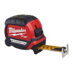 Рулетка магнитная MAGNETIC MILWAUKEE GEN III, 8м/26фт (27мм) 4932464603 фото