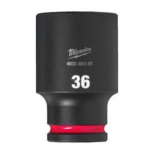 Головка ударная ShW 1/2'' SKT MILWAUKEE, удлиненная, 36мм 4932480351 фото