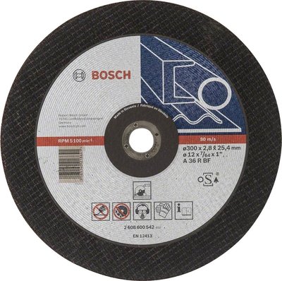 Отрезной круг Bosch Expert по металлу 355 x 2.8 x 25.4 мм, прямой 2608600543 фото
