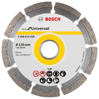 Алмазний диск ECO Universal 125-22,23, 10 шт в уп. 2608615041 фото