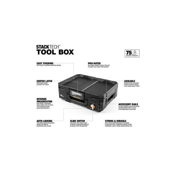 Ящик для інструментів TOUGHBUILT TB-B1-B-30 StackTech TB-B1-B-30 фото