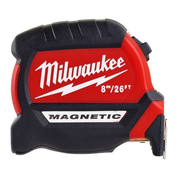 Рулетка магнитная MAGNETIC MILWAUKEE GEN III, 8м/26фт (27мм) 4932464603 фото