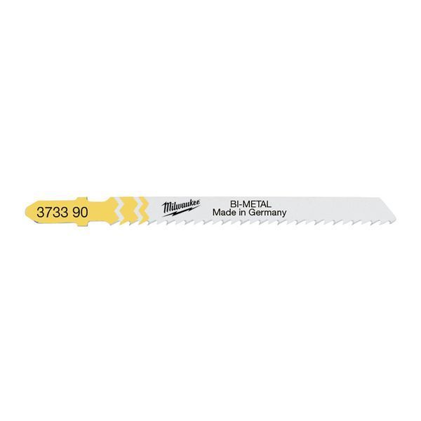 Полотна для лобзиків T101BF Bi-Metal MILWAUKEE, 75х2,5мм, (5шт), (деревина, чистий різ) 4932373390 фото