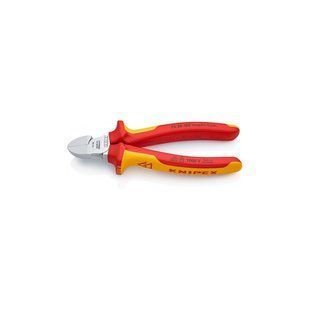 Кусачки&nbsp;боковые&nbsp;(бокорезы),&nbsp;&Oslash;4,0мм,&nbsp;160мм VDE&nbsp;KNIPEX&nbsp;70&nbsp;26&nbsp;160,&nbsp;хромированные 70 26 160 фото