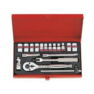 Набор головок 1/4" 18 ед. 12-ти гранные,короткие, дюймовые 2019SR фото