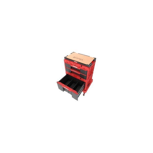 Набір ящиків QBRICK SYSTEM ONE WORKSHOP DRAWERS SET 7 RED ULTRA HD CUSTOM (780х540х650мм) (5901238262480) Z262480PG003 фото