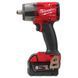 Гайковерт аккумуляторный бесщёточный 1/2'' MILWAUKEE, M18 FMTIW2F12-502Х, 881Нм, с кольцом 4933478450 фото 4