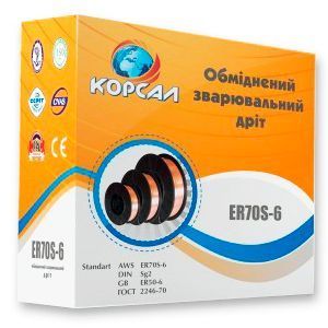 Омедненная сварочная проволока ER70S-6 на катушке D200 1832111024 фото