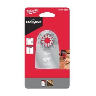Шкребок гнучкий для мультітула STARLOCK MILWAUKEE 52x37мм (для видалення герметиків, фарби) 48906061 фото