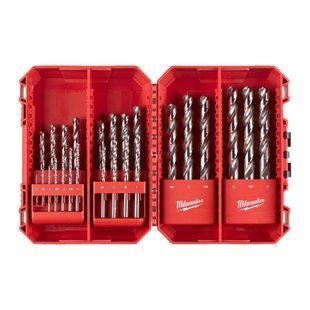 Набір свердел по металу THUNDERWEB HSS-G PACKOUT MILWAUKEE, DIN-338, (діаметр 1/1.5/2/2,5/3/3,5/4/4,5/5/5,5/6/6,5/7/7,5/8/8,5/9/ 4932493870 фото