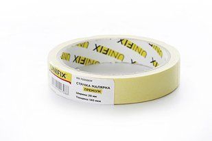 Стрічка клейка малярна MR-7020261P преміум 20мм*20м UNIFIX 054870 фото