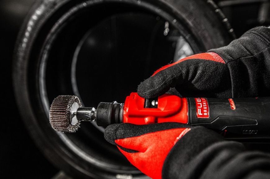 Шліфмашина пряма акумуляторна MILWAUKEE, M12 FTB-0, 7/16" HEX (каркас, картонне пакування) 4933472215 фото
