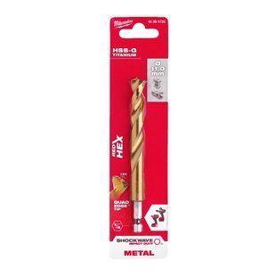Свердло по металу RedHEX SHOCKWAVE HSS-TiN MILWAUKEE, діаметр 11,0х125х80мм 48894725 фото