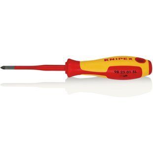 Отвертка изолированная тонкая VDE KNIPEX, PZ1, 98 25 01 SL 98 25 01 SL фото