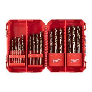 Набор сверл по металлу кобальтовых HSS-Co PACKOUT MILWAUKEE, DIN338, (&Oslash;1-13мм) (25шт) 4932493868 фото