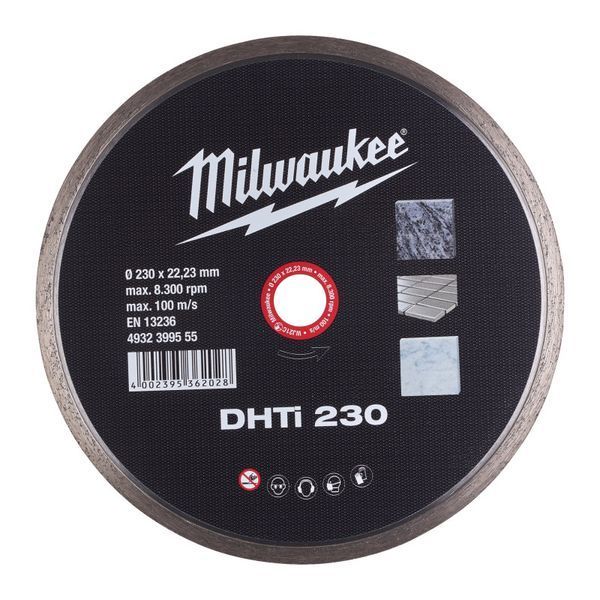 Диск алмазный MILWAUKEE DHTi 230, &Oslash;230мм (керамическая плитка) 4932399555 фото