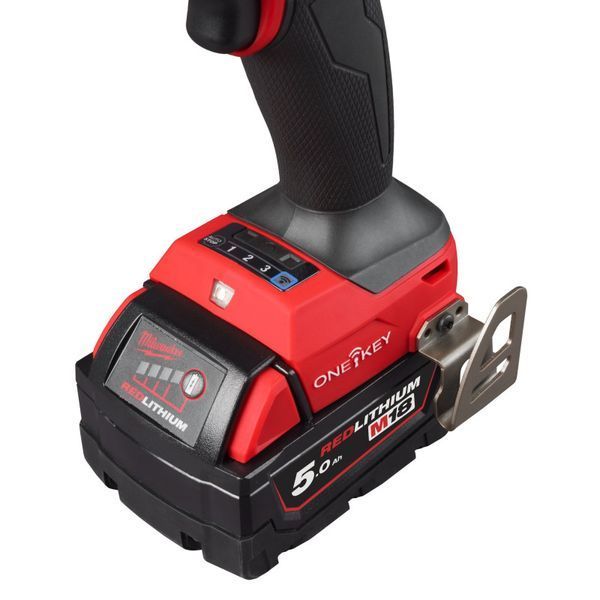 Дрель-шуруповёрт аккумуляторная бесщёточная ударная MILWAUKEE, M18 ONEPD3-502X, 158Нм 4933492801 фото