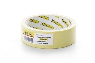 Стрічка клейка малярна MR-7030261P преміум 30мм*20м UNIFIX 054874 фото