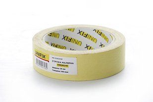 Стрічка клейка малярна MR-7030472P преміум 30мм*40м UNIFIX 054875 фото