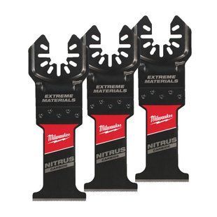 Полотно для мультітула Bi-Metal Carbide WM Nitrius OPEN-LOK MILWAUKEE, 35х50мм, (3шт), (міцний мультіматеріал) 48851573 фото