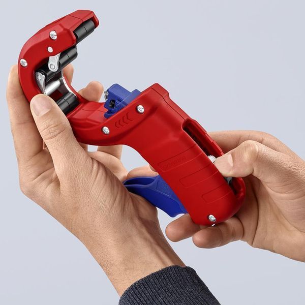 Труборез KNIPEX DP 50 для канализационних ПВХ труб 32/40/ 50мм, 90 23 01 BK 90 23 01 BK фото