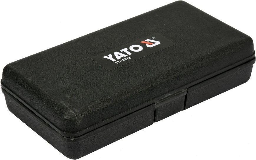 Кліщі для проколювання отворів YATO у листів. металі &le; 1 мм, 14 насадок &Oslash;= 2-7 ​​мм, 16 шт + кейс YT-18973 фото
