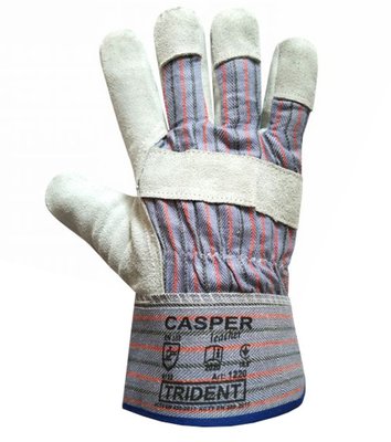 Перчатки комбинированные Casper Trident с ладонью из кожи, арт. 1220 1220 фото